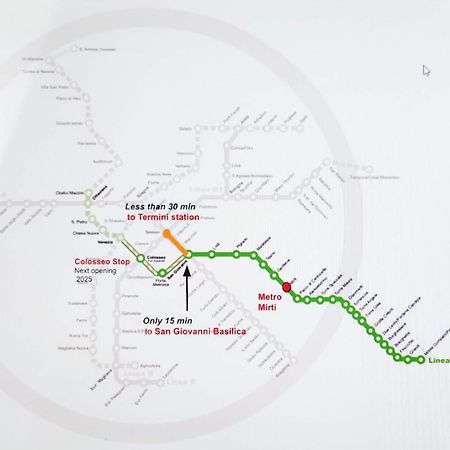 Metro Mirti Rome Suite מראה חיצוני תמונה